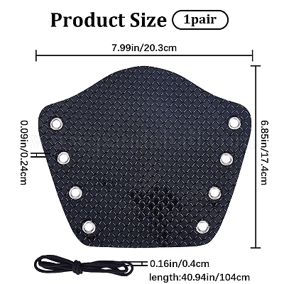 Регулируемый браслет из полиэстера AJEW-WH0010-50D-1