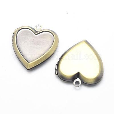 Подвески латуни медальон KK-F717-40AB-NR-1