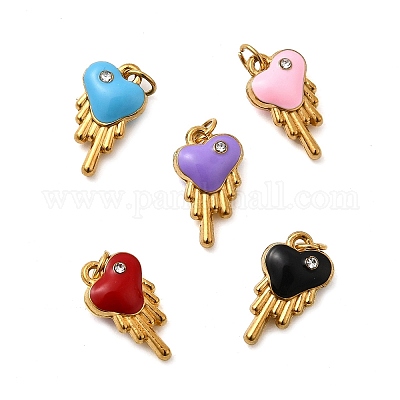 Подвески из нержавеющей стали 304 с эмалью STAS-B097-24G-1