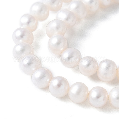 Нити из натурального культивированного пресноводного жемчуга PEAR-I007-07O-05A-1