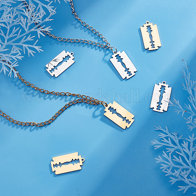 Razor blade charms online