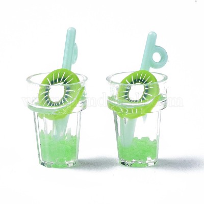 Подвески из смолы с имитацией фруктового чая CRES-S359-31D-1