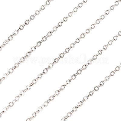 Железные плоские кабельные цепи с латунным покрытием CH-TAC0007-01P-1