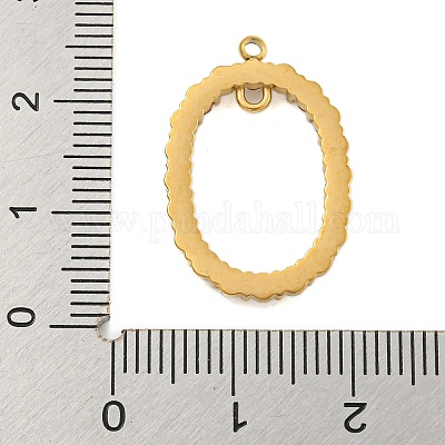 Подвески-коннекторы из нержавеющей стали 304 с кристаллами и стразами STAS-L080-019G-1