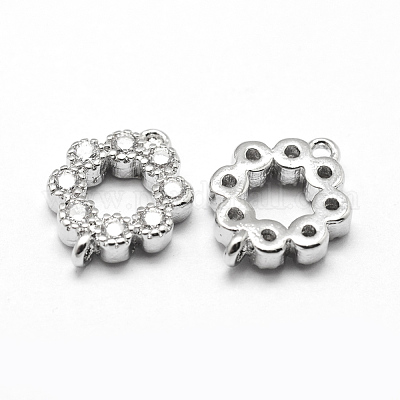 Латунные микро проложить класса AAA кубического циркония соединения ZIRC-P071-14P-NR-1