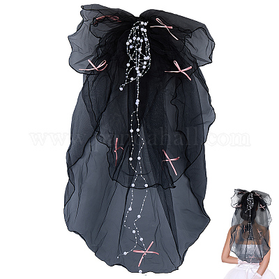 Органза абс жемчужная свадебная фата&nbsp;OHAR-WH20020-05C-1