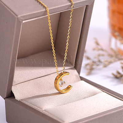 S925 серебряное ожерелье с подвеской в форме буквы С для женщин простая цепочка из циркония элегантные украшения WS8843-1