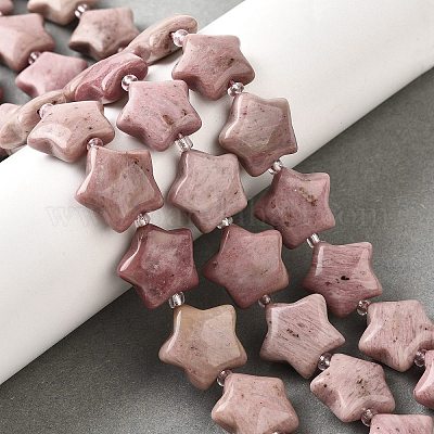 Природные родонит бисер нитей G-NH0005-031-1