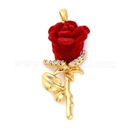 Латунные микро проложить кубического циркония подвески KK-A232-06G-1