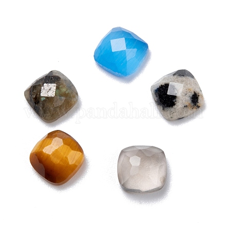 Cabujones de piedras preciosas mezcladas naturales X-G-D058-03B-1