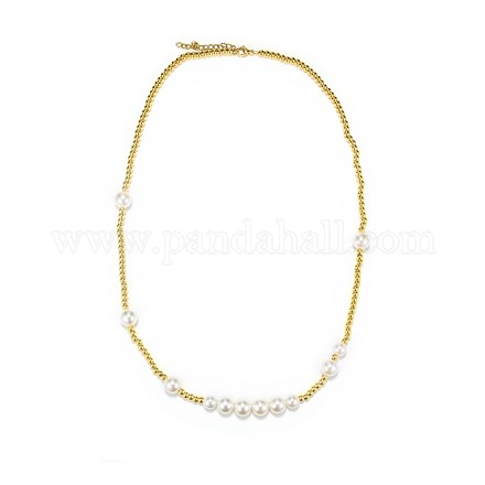 Colliers de perles d'imitation NJEW-BB71132-B-1
