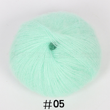 25 g de fil à tricoter en laine angora mohair PW22070124354-1