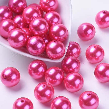 Perles acryliques en perles d'imitation PACR-20D-55-1