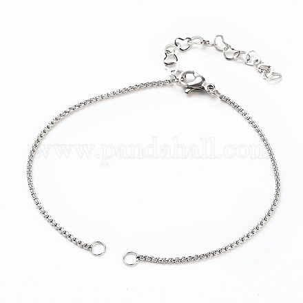 304 boîte en acier inoxydable / fabrication de bracelets de chaînes de Venise X-AJEW-JB00783-01-1