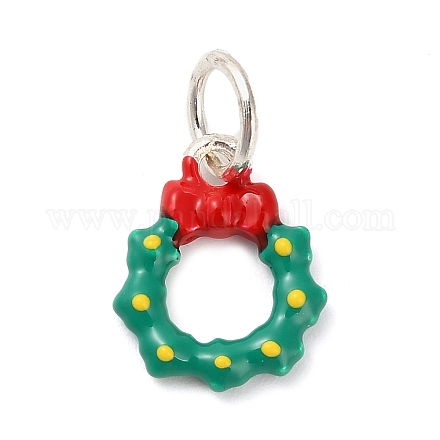 Эмалевые подвески с рождественской тематикой FIND-I063-01H-1