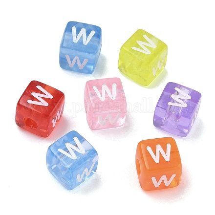 Прозрачные акриловые бусины&nbsp;MACR-K365-07W-1