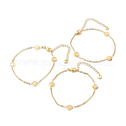 304 bracelet chaînes à maillons en acier inoxydable BJEW-JB06522-1