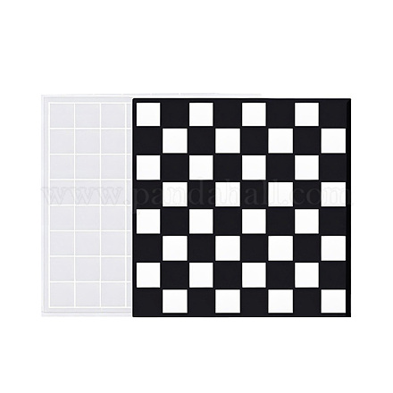 Damier d'échecs bricolage faisant des moules en silicone DIY-G064-01B-1