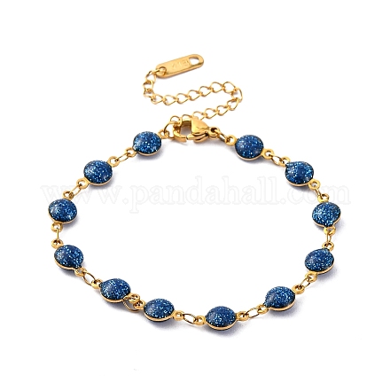 Ионное покрытие (ip) 304 сетчатая цепь из нержавеющей стали BJEW-S003-03G-C-1