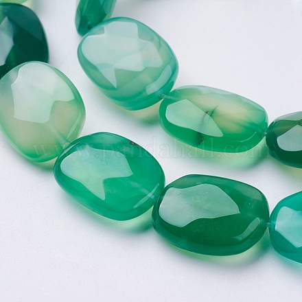 Chapelets de perles d'agate naturelle X-G-E412-01-15x19-1