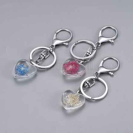 Porte-clés pendentifs en verre KEYC-JKC00190-M-1