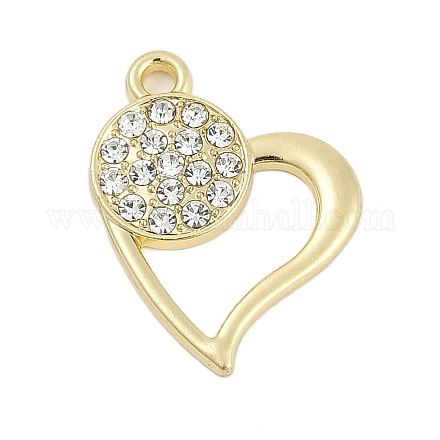 Подвески из сплава с микропаве из стразов FIND-K020-03G-1