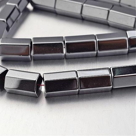 Non-magnetic Synthetic Hematite Bead Strands G-F300-38B-09-1