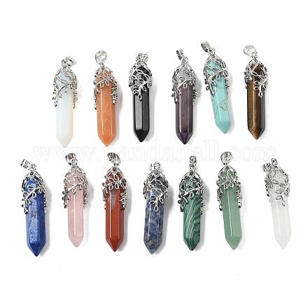 Природные и синтетические Gemstone подвески G-M450-01P-1