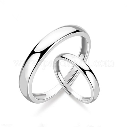 Латунные парные кольца для мужчин RJEW-BB66787-A-1