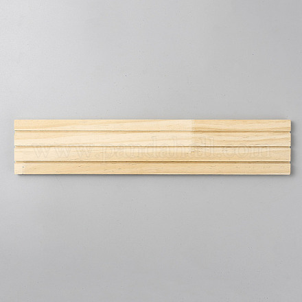 3-слотовые деревянные подставки для карточек DJEW-WH0816-008-1