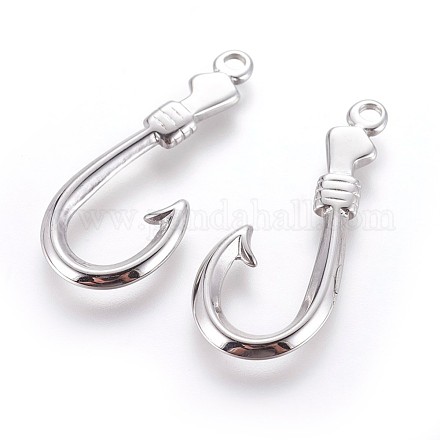 304 Stainless Steel Hook and S-Hook Clasps STAS-P237-03P-1