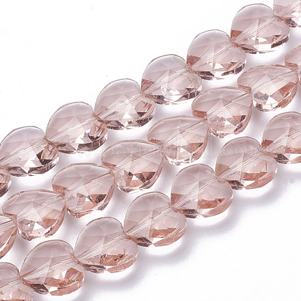 Perles en verre transparentes GLAA-Q066-14mm-A15-1
