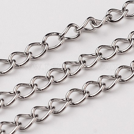 304 acero inoxidable cadenas de bordillo cadenas retorcidas CHS-L015-48-1