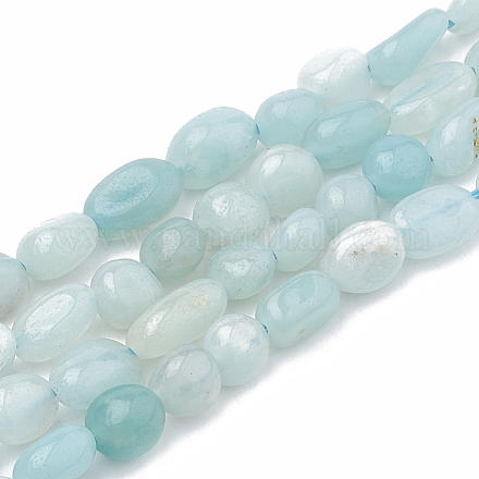 Chapelets de perles en amazonite naturelle G-S331-6x8-012-1