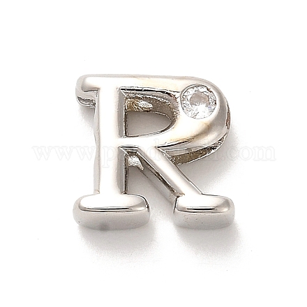 Стойки обшивки латунь кубического циркония бусы KK-L210-008P-R-1