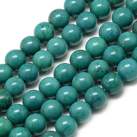 Chapelets de perles en turquoise synthétique X-G-Q954-18-5mm-1