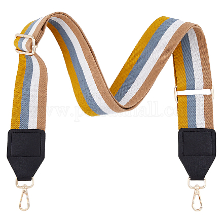 Correas ajustables para bolso con correas de poliéster con patrón de rayas FIND-WH0126-315B-1