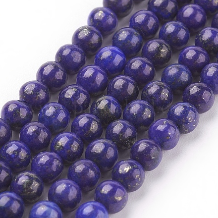 Filo di Perle lapis lazuli naturali  X-G-G087-4mm-1