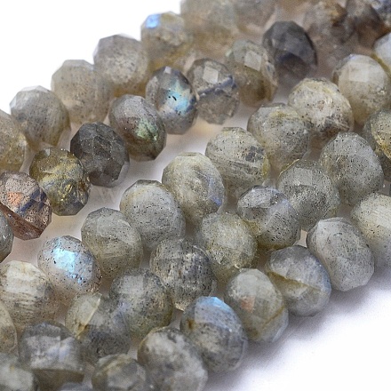 Chapelets de perles en labradorite naturelle  G-O170-59B-1