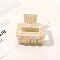 Rectangle Cellulose Acetate Claw Hair Clips, Hair Accessories for Women & Girls, Bisque, 50x50mm