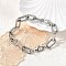 304 Stainless Steel Cable Chain Bracelets for Women Men, Stainless Steel Color, 8-1/2 inch(21.5cm)