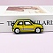 PVC Plastic Pendants, Car Charms, Yellow, 50x20x1.2mm