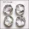 Imitation Austrian Crystal Beads, Grade AAA, K9 Glass, Faceted, Flat Round, Clear, 10x5mm, Hole: 0.9~1mm