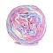 Polyester Yarn, for Sweater Hat Socks Baby Blankets, Segment Dyed, Orchid, 6mm
