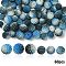 Imitation Pearl Acrylic Beads, Berry Beads, Combined Beads, Round, Royal Blue, 10~12mm, Hole: 1mm, 60pcs/set