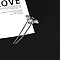 Halloween Bat Alloy Hair Forks for Women Girls, Antique Silver, 101.7x44.7mm