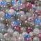 Mixed Style Glass Beads, Round, Mixed Color, 8~10mm