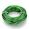 Round Anodized Aluminum Wire, Bendable Metal Craft Wire, for DIY Jewelry Craft Making, Lime Green, 6 Gauge, 4mm, 16m/500g(52.4 Feet/500g)