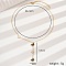 Stainless Steel Y-Shaped Necklaces for Women, Butterfly