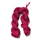 Nylon Thread, Nylon Jewelry Cord for Custom Woven Bracelets Making, Cerise, 2mm, about 13.12 yards(12m)/bundle, 10bundles/bag, about 131.23 yards(120m)/bag